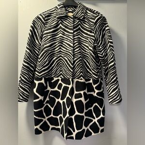 Vintage Retro Michael Kors Animal Print Jacket EUC Large